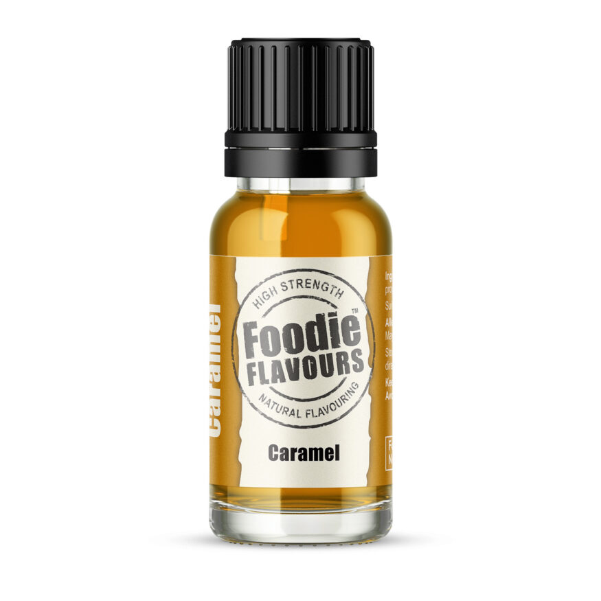 caramel natural flavouring 15ml bottle