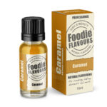 caramel natural flavouring bottle and box