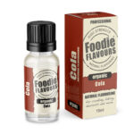 organic cola flavouring bottle and box