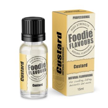 Custard Natural Flavouring bottle and box