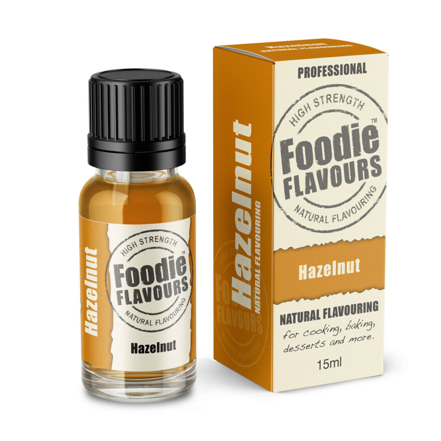 Hazelnut Natural Flavouring bottle and box