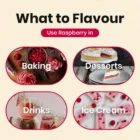 Raspberry Natural Flavouring Use in, Food Flavouring, Foodie Flavours