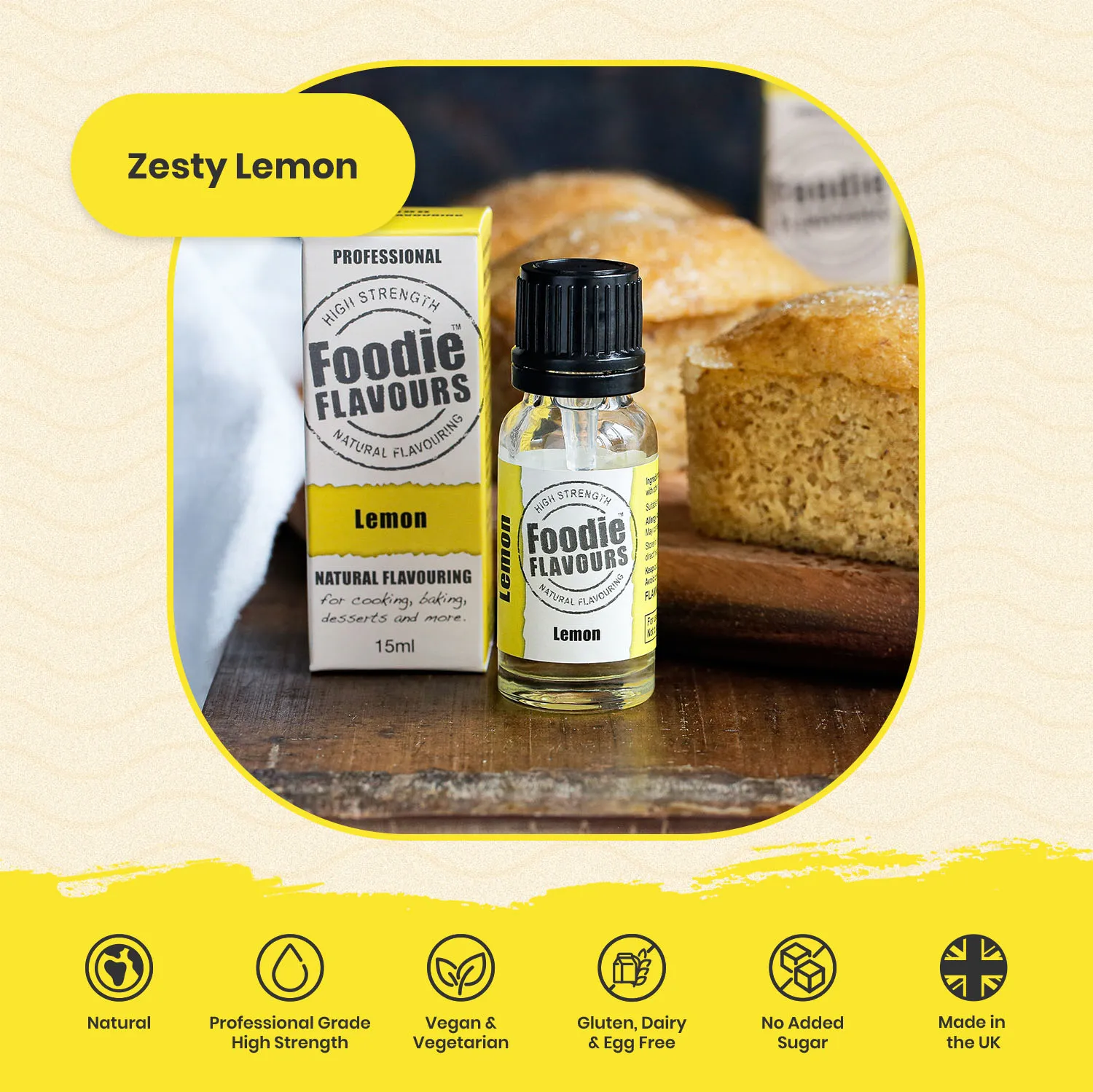 Lemon Natural Flavouring | Foodie Flavours | Features