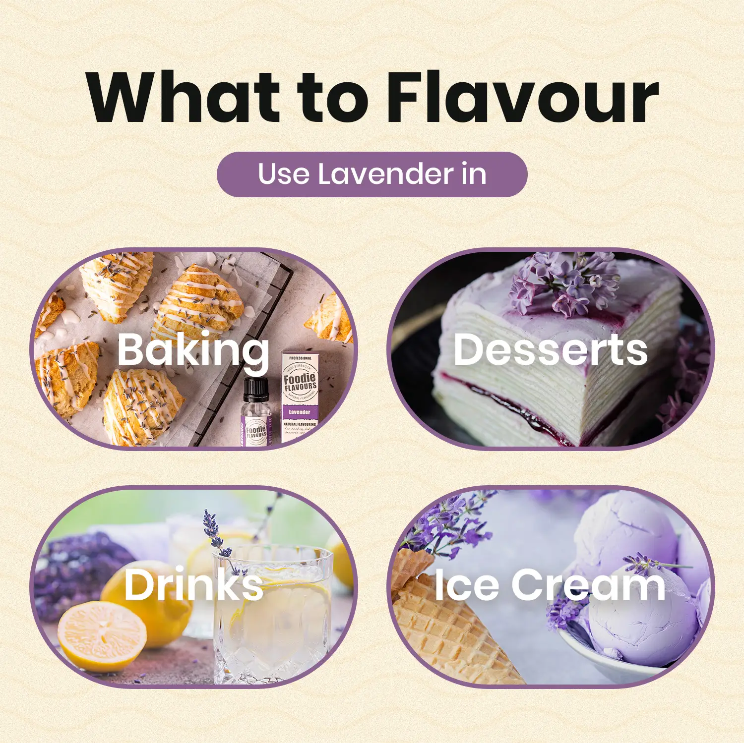 Lavender Natural Flavouring - What to flavour