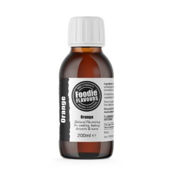 Orange natural flavouring 200ml - Foodie Flavours