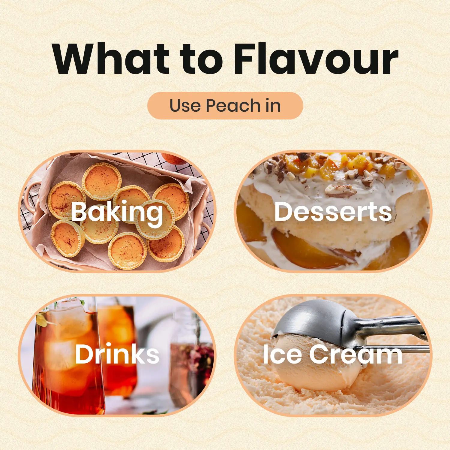 Peach Natural Flavouring - What to flavour