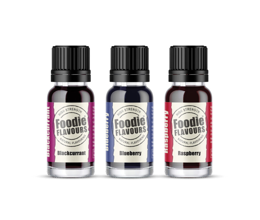 foodie flavours berry set natural flavours