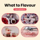 Lychee Natural Flavouring | Foodie Flavours | What to flavour, baking, desserts, drinks, ice cream