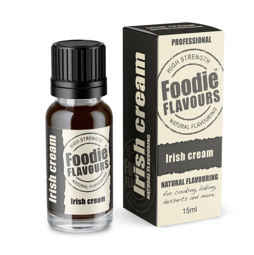 Irish Cream Natural Flavouring bottle and box