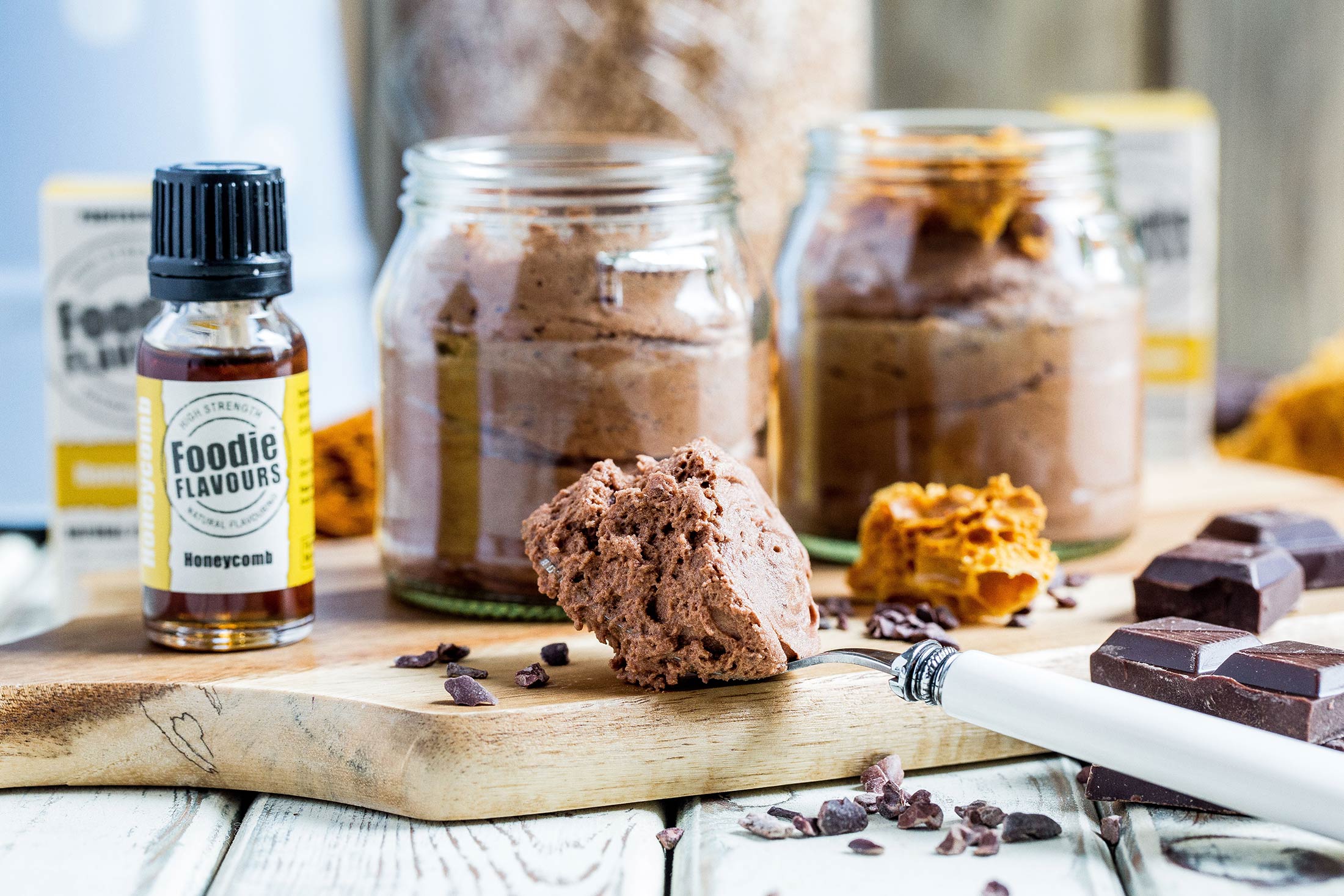 Vegan Honeycomb Chocolate Mousse