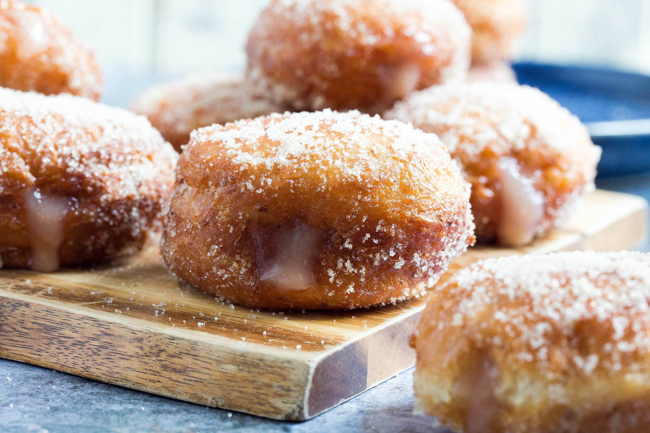 Doughnuts with Grapefruit curd