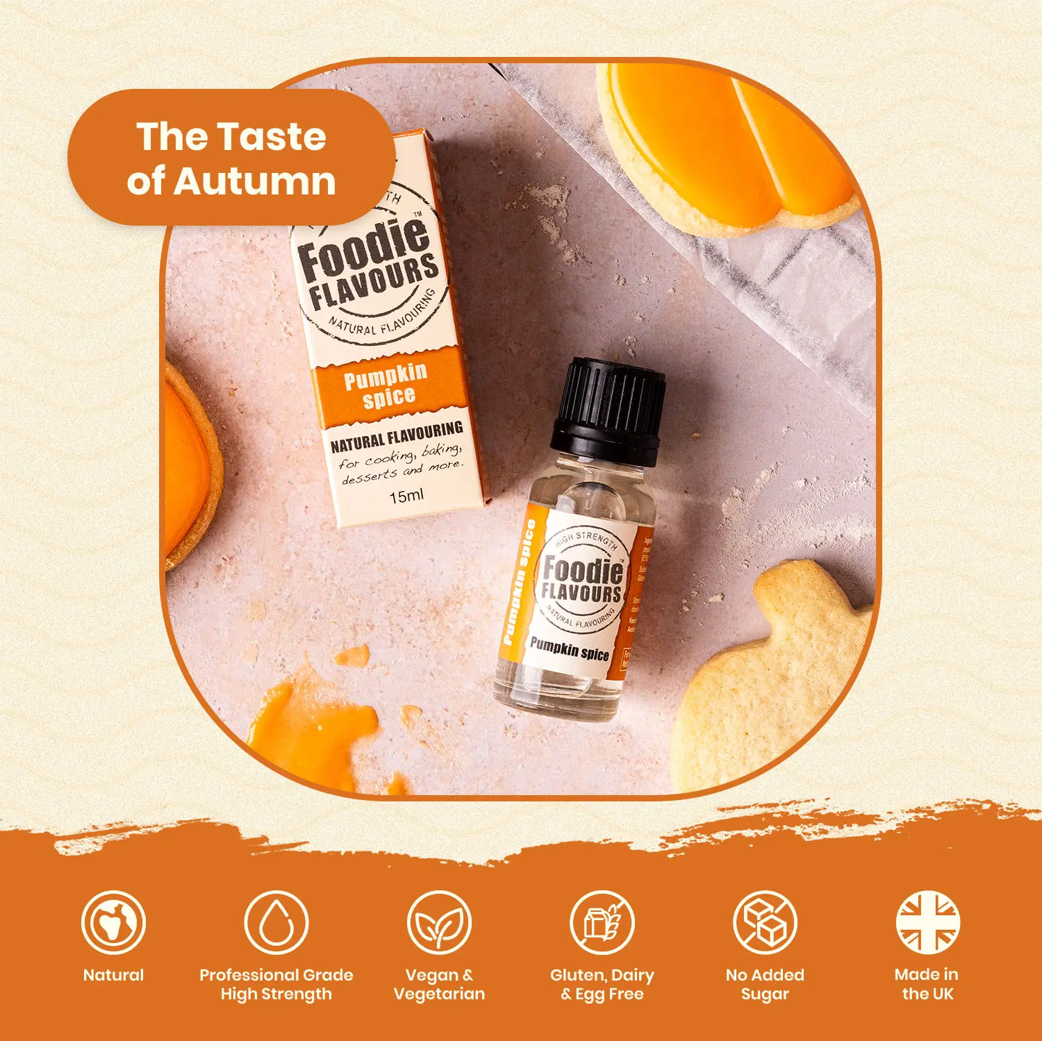 Pumpkin Spice Natural Flavouring - Feautures