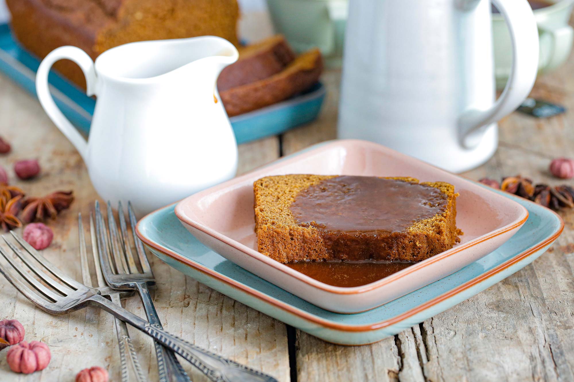 Jamaican Ginger Sticky Toffee Pudding Cake