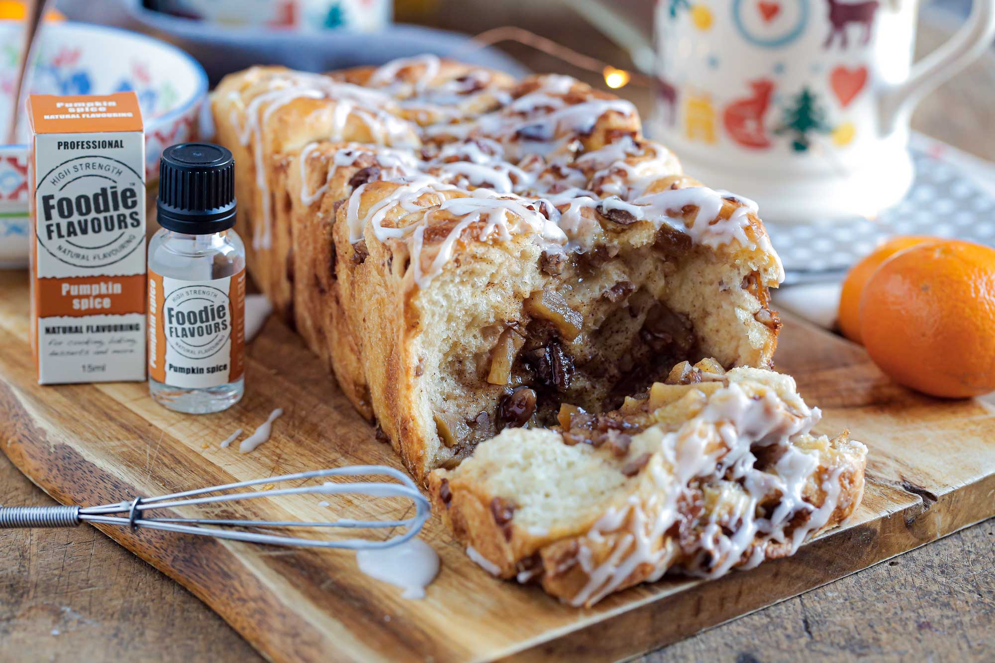 Pumpkin Spice Pull Apart Bread