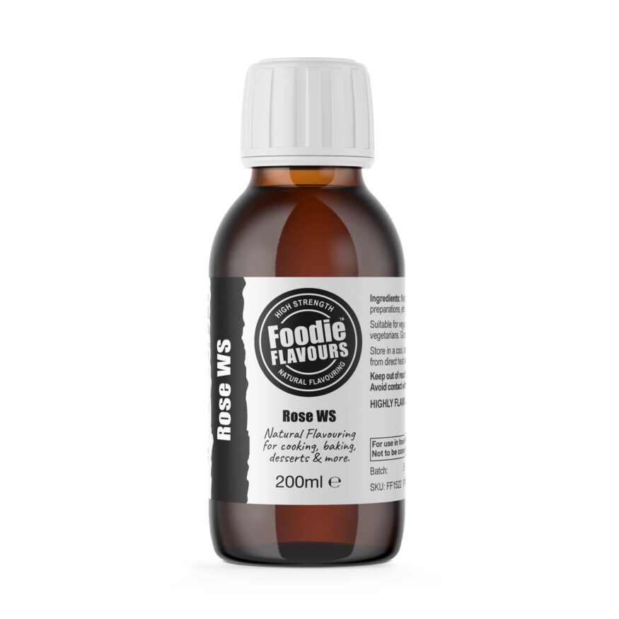 Rose WS Natural Flavouring - Foodie Flavours 200ml