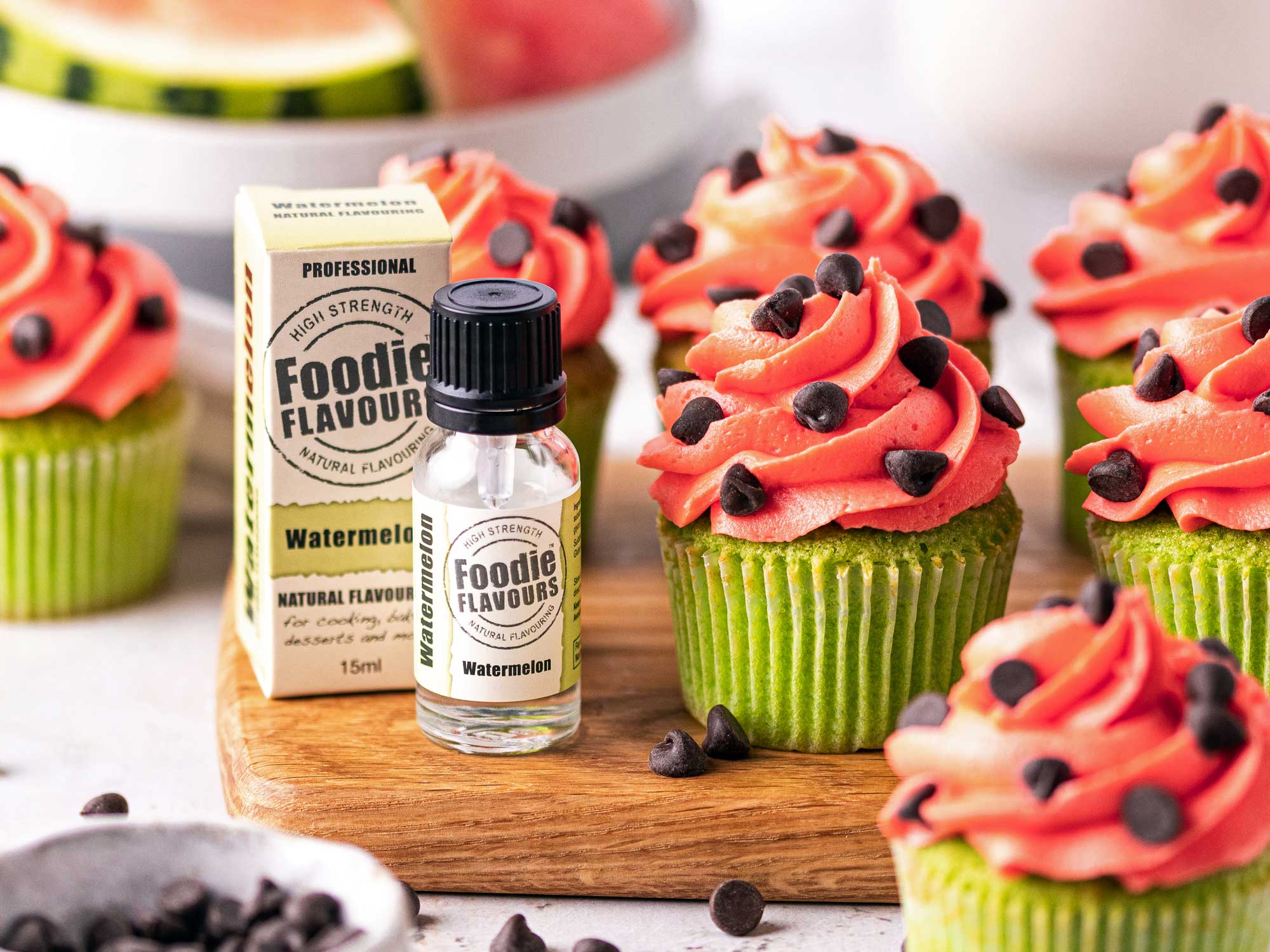 Watermelon Cupcakes