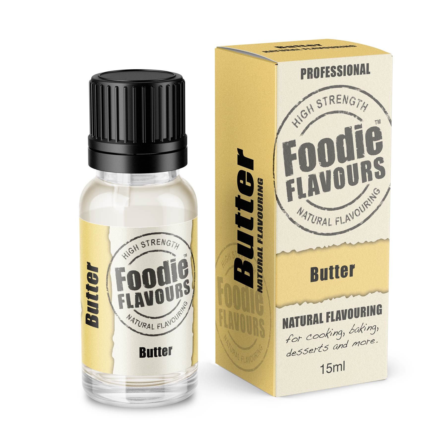 Butter Natural Flavouring 15ml - Foodie Flavours