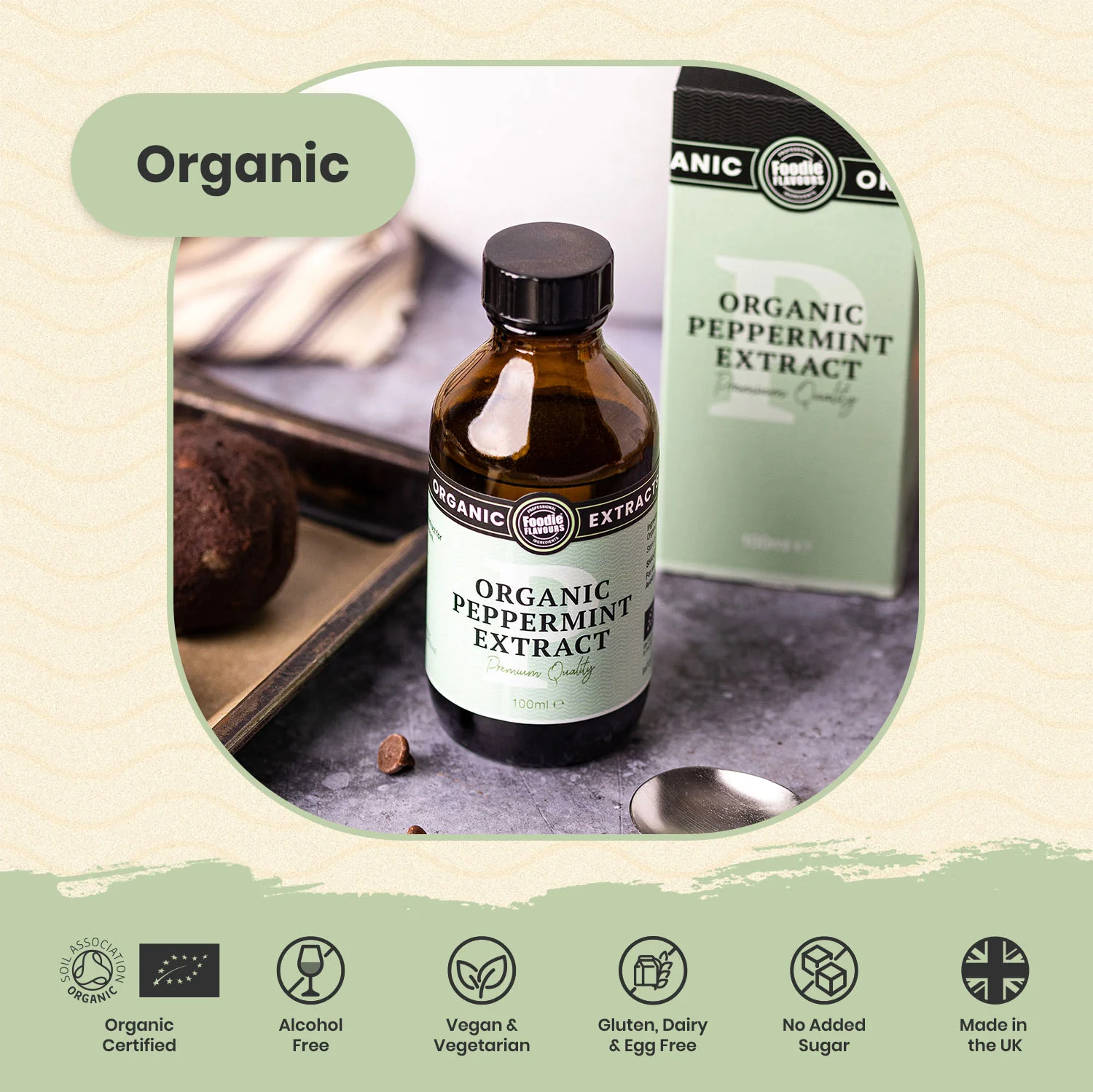 Organic Peppermint Extract for Baking