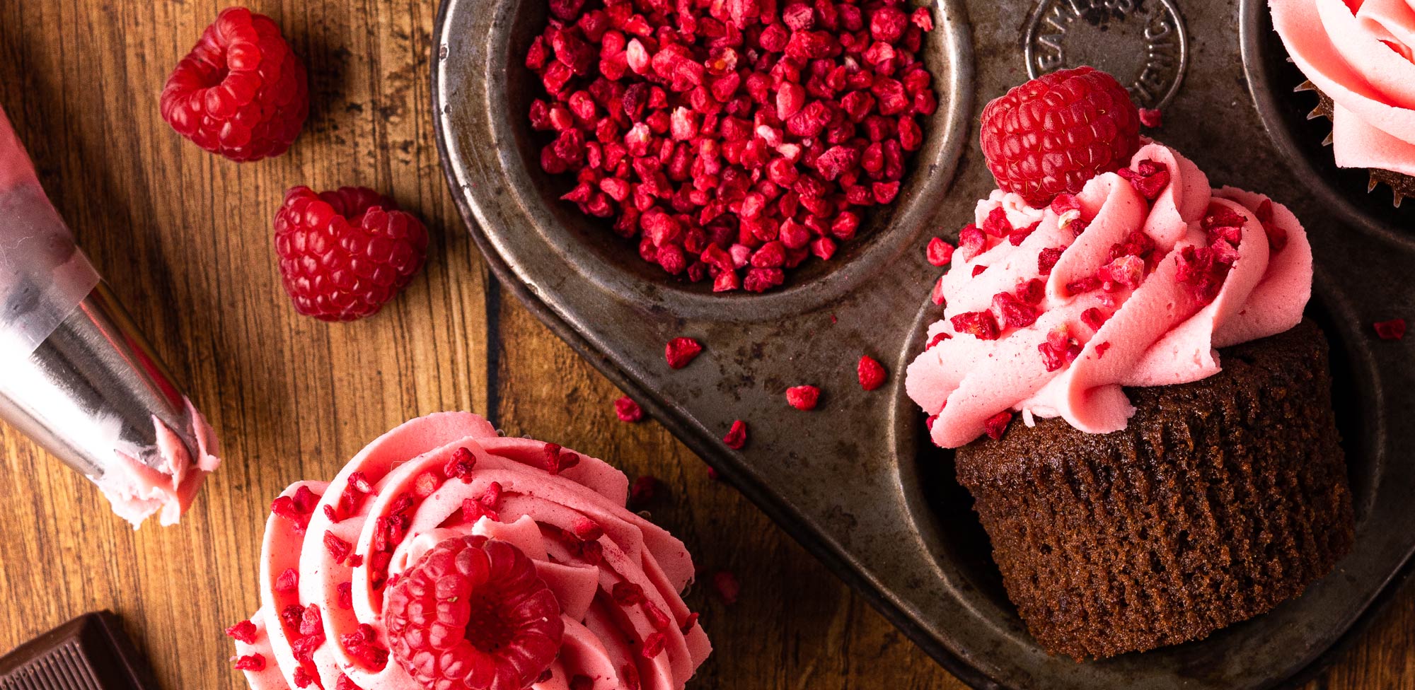 Chocolate & Raspberry Cupcake Recipe