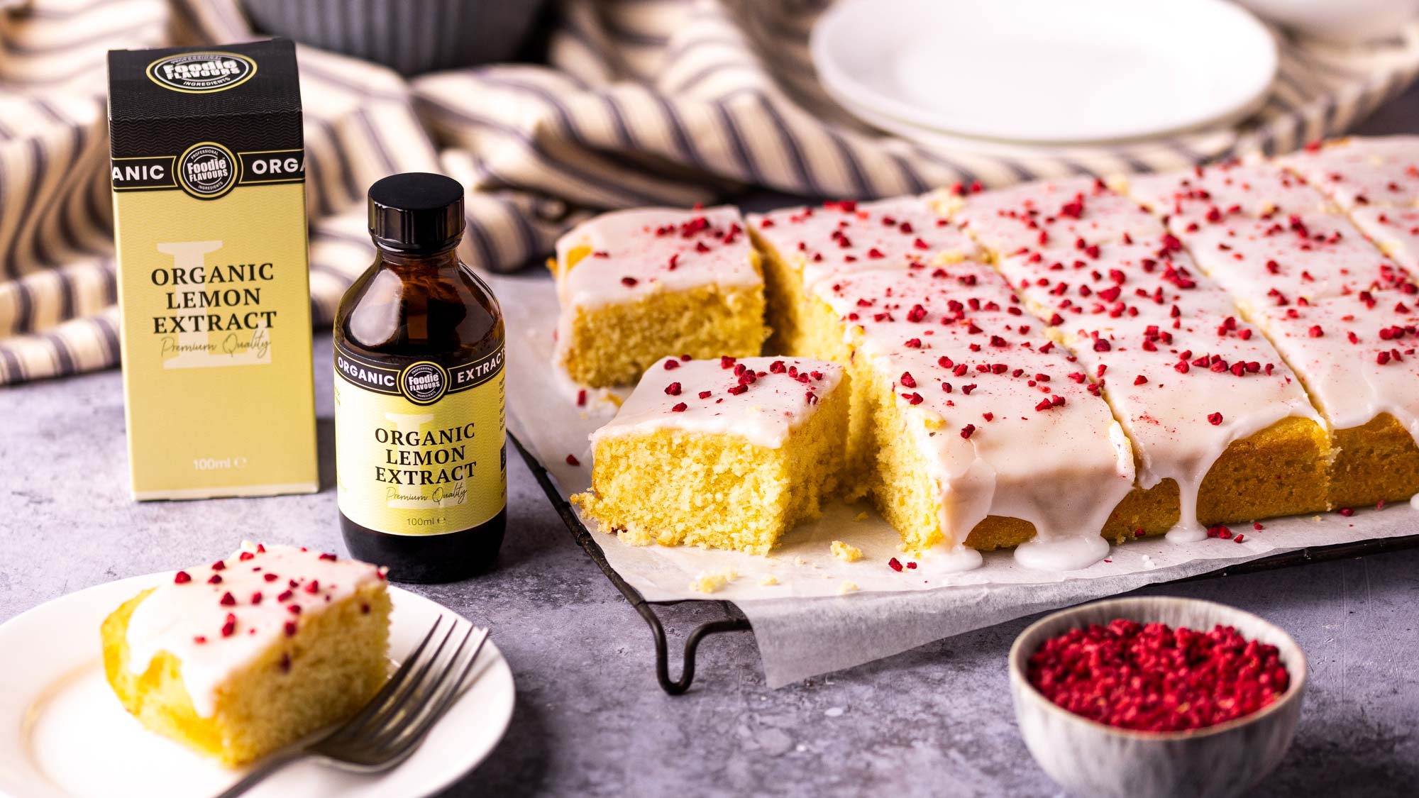 Lemon Drizzle Traybake Recipe