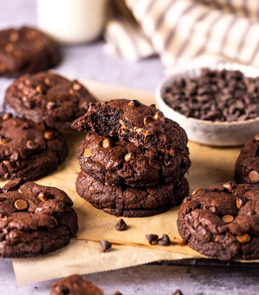 Mint Double Chocolate Cookies Recipe