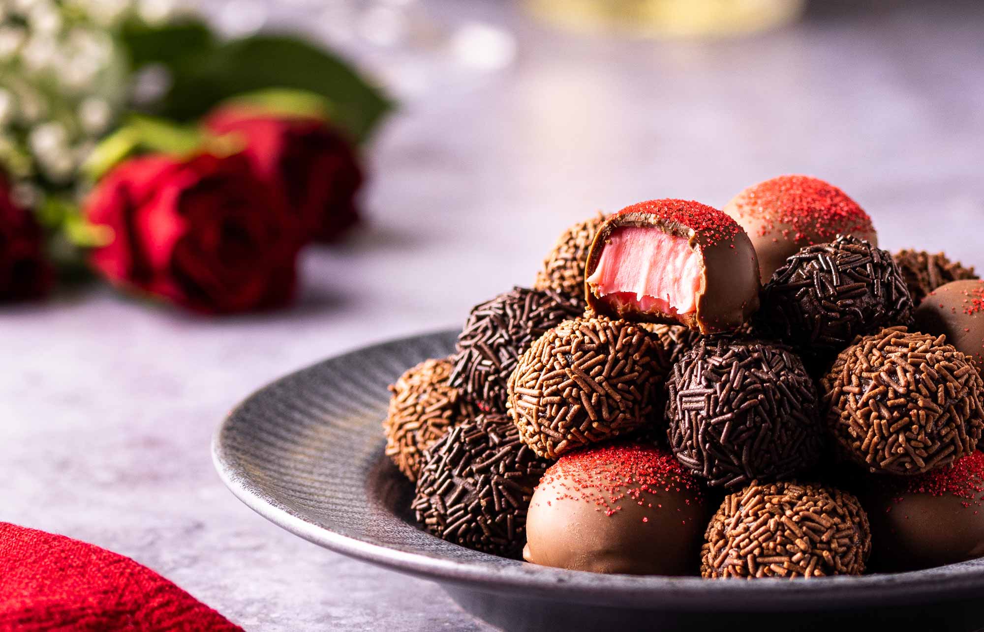 Rose & Prosecco Chocolate Truffles Recipe