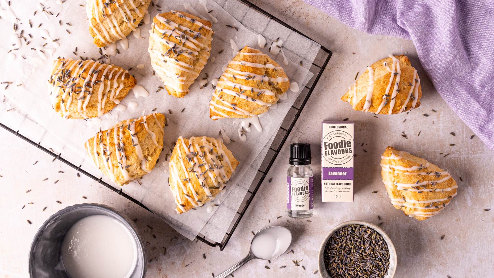 Lavender Scones