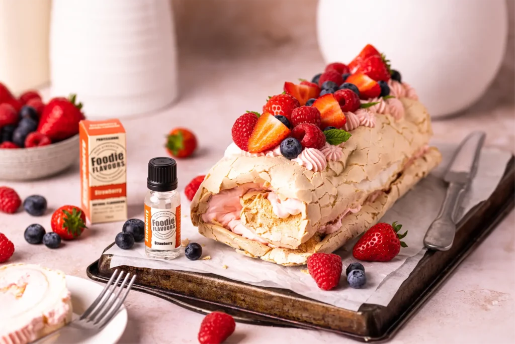 Strawberry Eton Mess Roulade Recipe