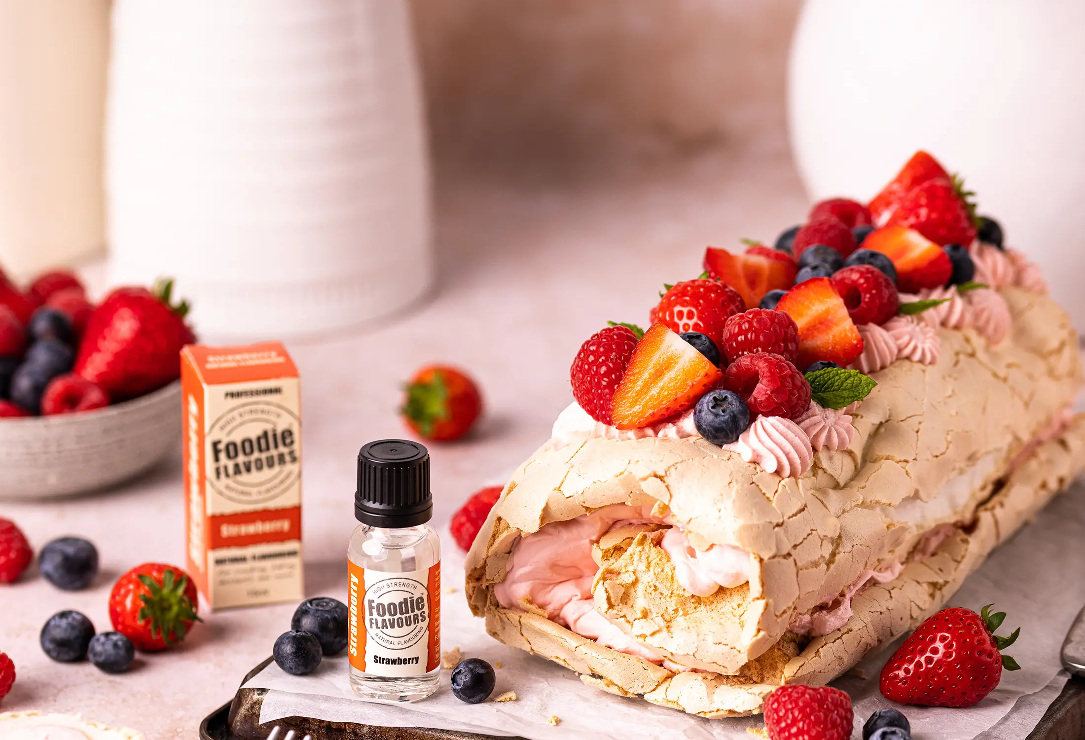 Eton Mess Roulade