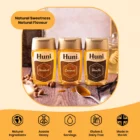 Huni Natural Coffee Syrup Features - Natural Ingredients, Acacia Honey, 40 Servings, Free From, Made in the uk